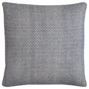 Rizzy Home - 22"x22" Oversize Geometric Small Scale Poly Filled Gray